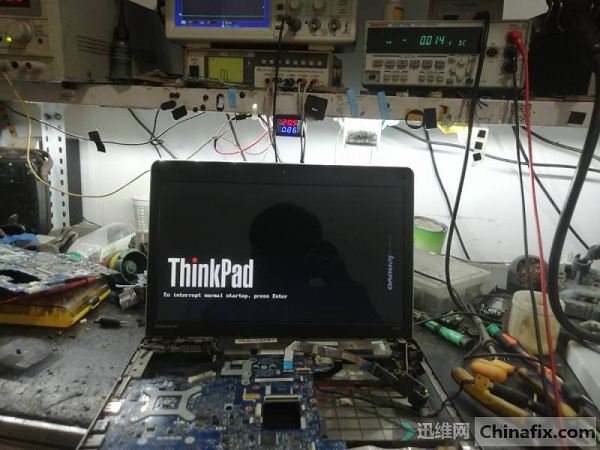 Lenovo thinpad E430 notebook is not powered on for repair