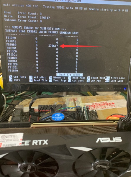 RTX2080ti显卡进系统花屏通病维修 图6