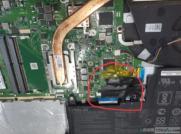 ASUS s5300f notebook is not powered on for repair
