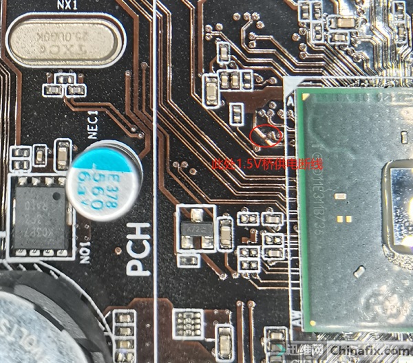 技嘉GA-Z87P-D3主板无复位掉电重启维修 图7