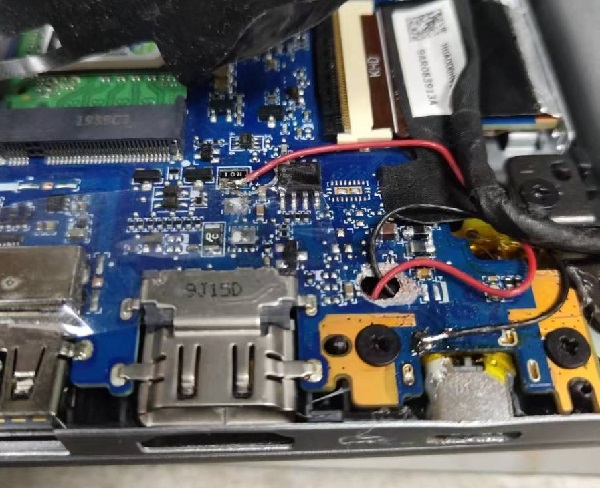 华为KPRC-W10L笔记本插充电器没反应维修 图8