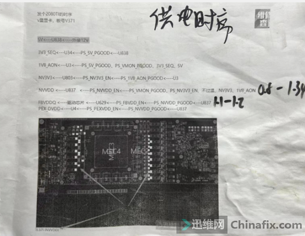 迅维实地学员分享：影驰RTX 2060S显卡不认卡维修 图1