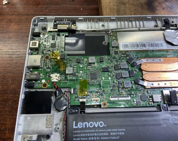 Lenovo Miix 510 laptop external keyboard cannot be repaired