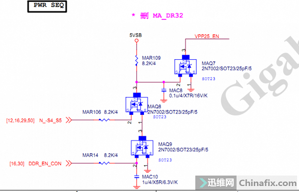 技嘉GA-B150m-HD3主板无内存供电维修 图3