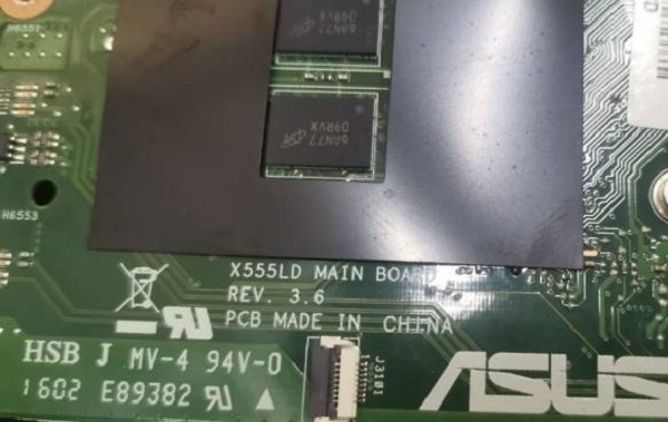 The second repair of ASUS A555L notebook won't work