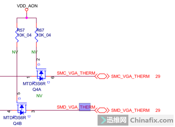 神舟战神NK50S5MB-0D主板开机掉电维修 图3