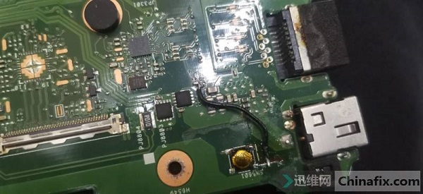 The second repair of ASUS A555L notebook won't work