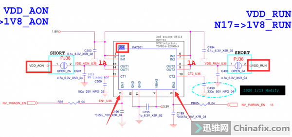 神舟战神NK50S5MB-0D主板开机掉电维修 图6